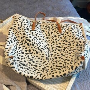 Leopard print tote(bw)